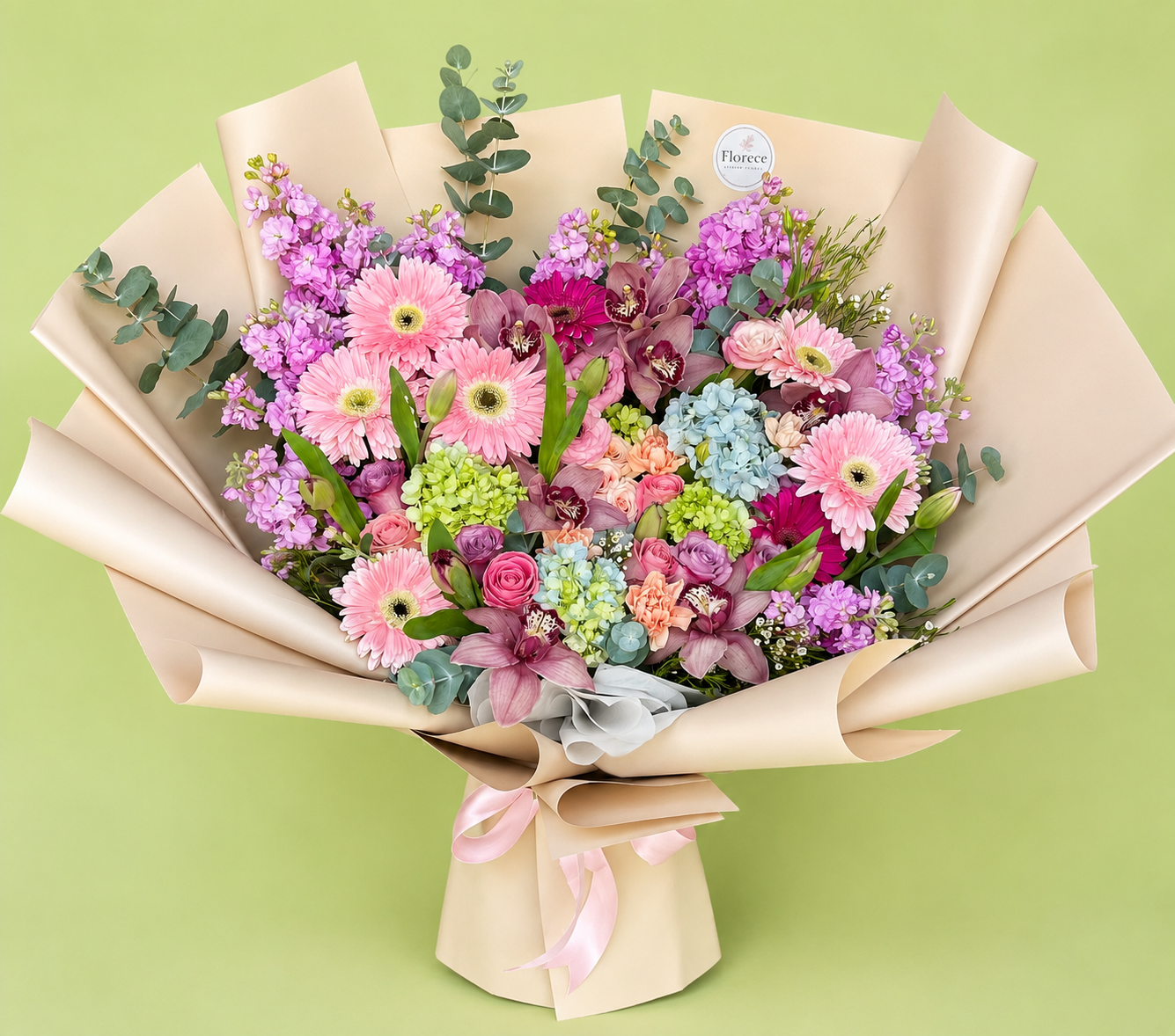 Orquídeas y tulipanes 🌸
