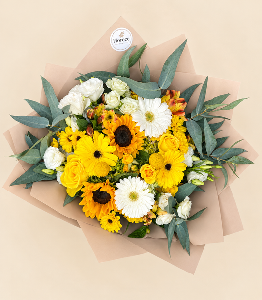 Sol, flores y amor