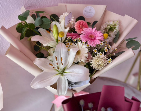 blanco y rosa 💕
